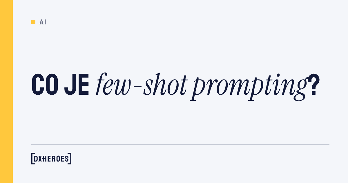 Co je few-shot prompting?