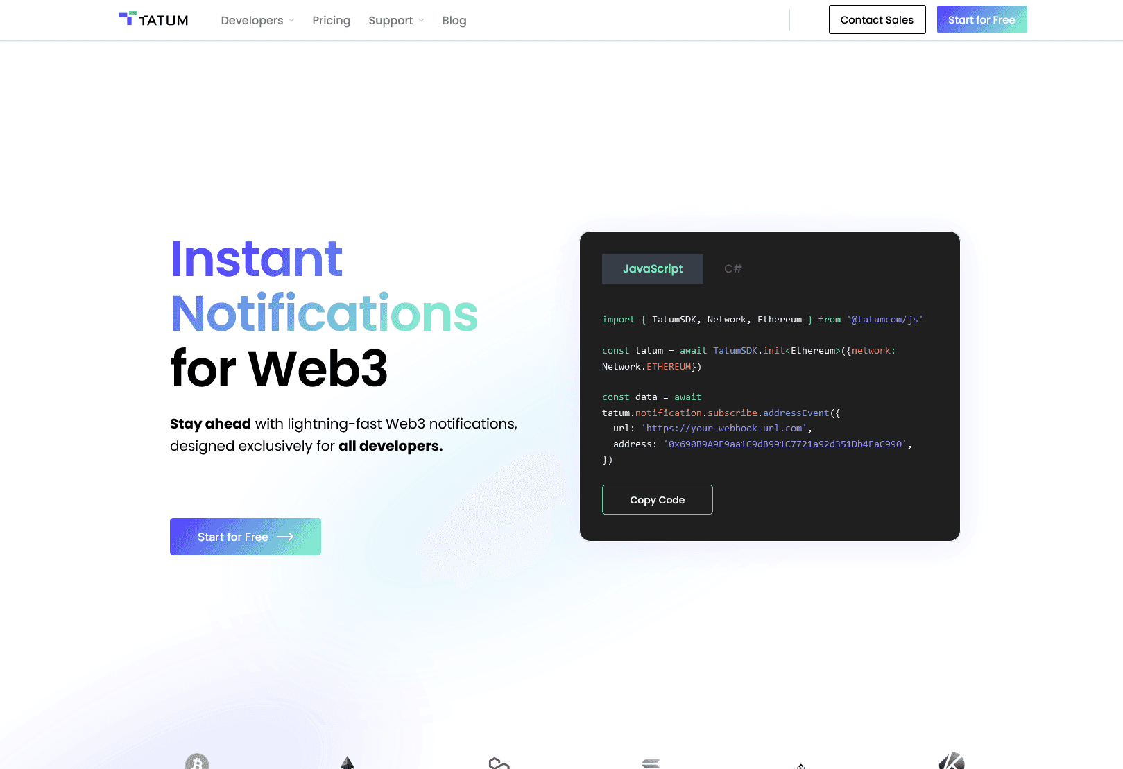 60+ Blockchains 500+ Endpoints
