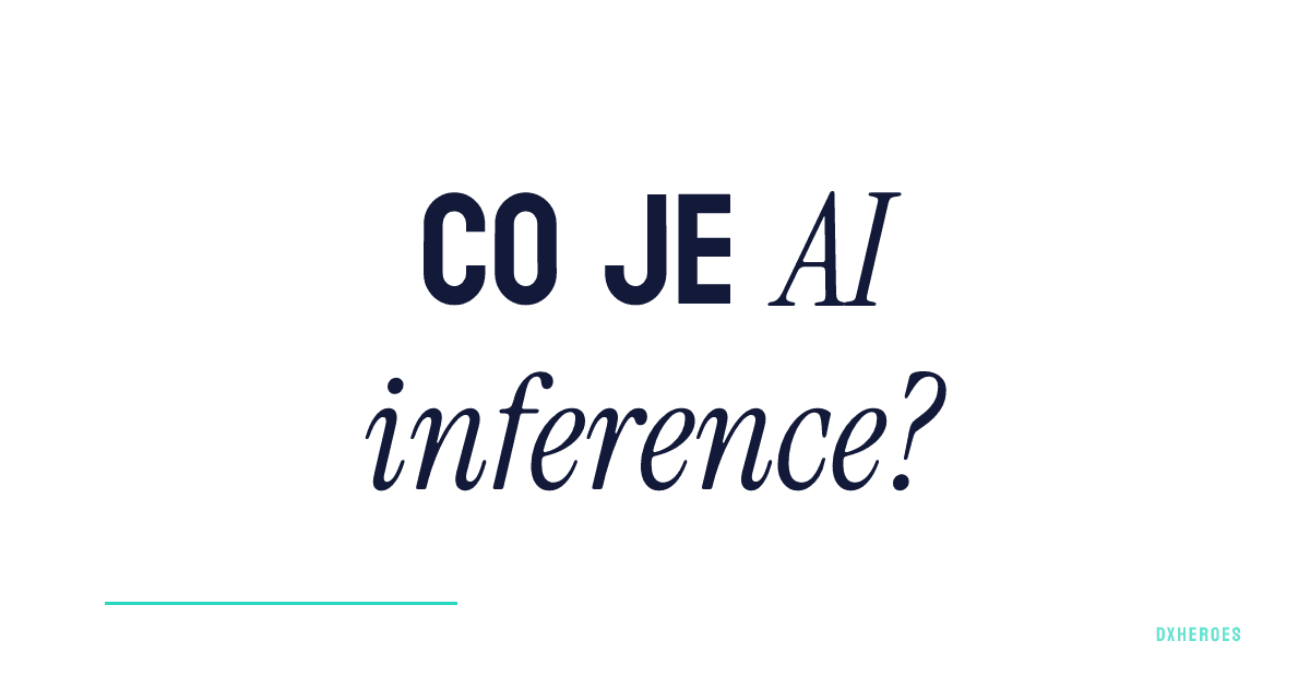 Co je AI inference?