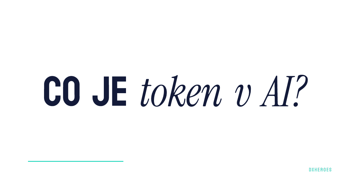 Co je token v AI?