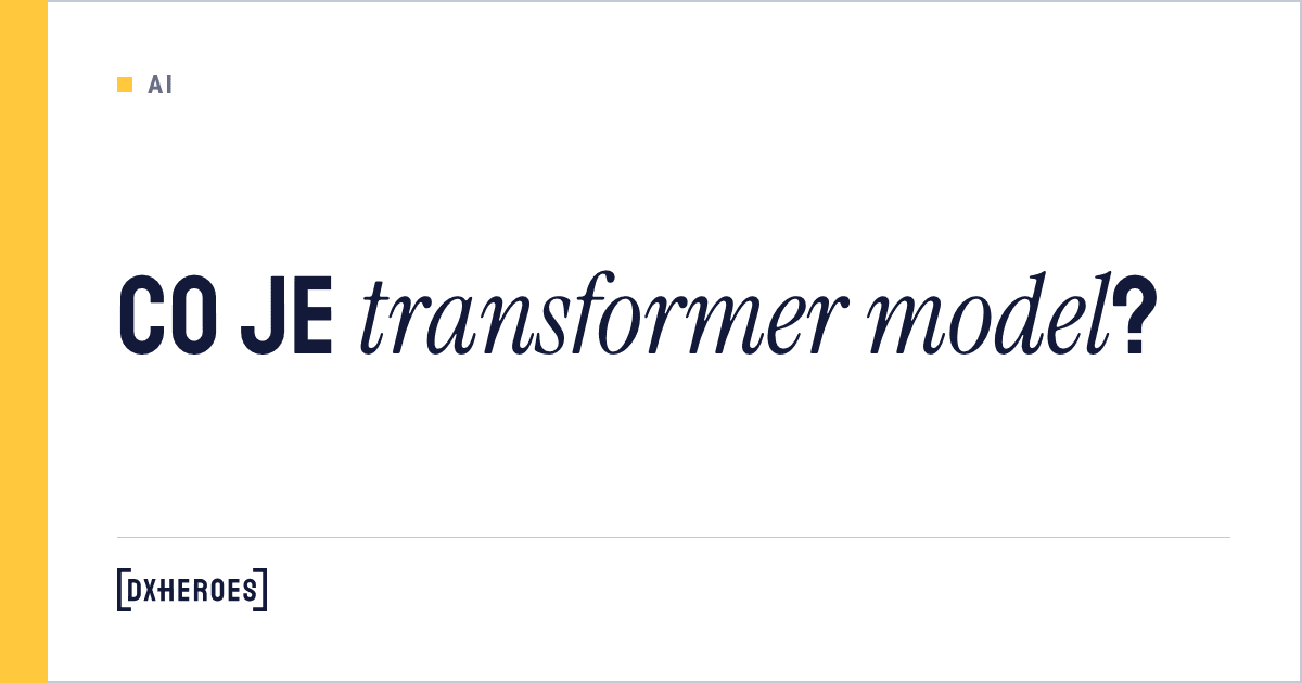 Co je transformer model?